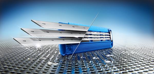 Photograph Greg Stroube Gillette Blades on One Eyeland